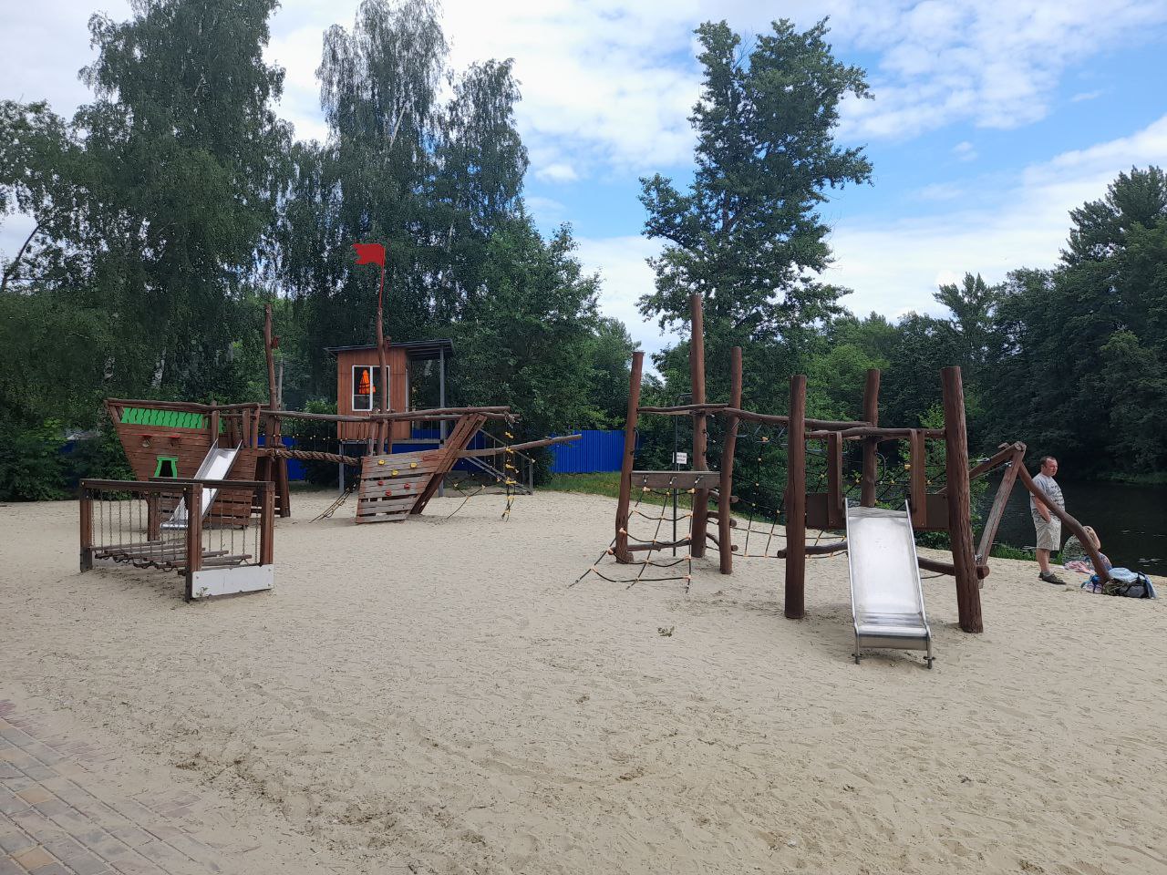 'Детский' пляж города Мичуринска